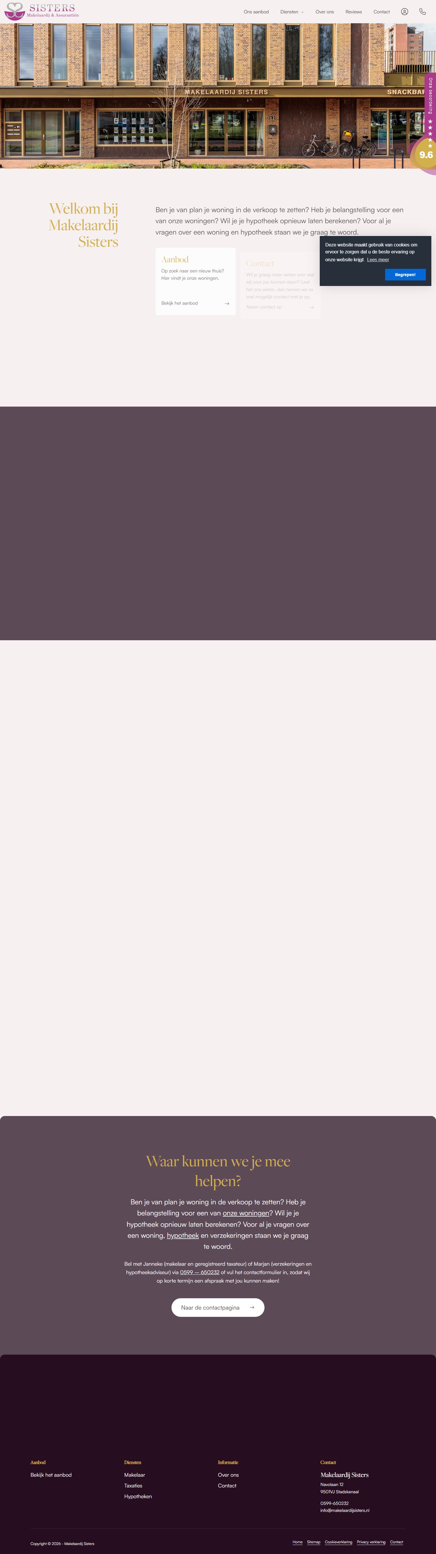 Kantoorfoto Makelaardij Sisters