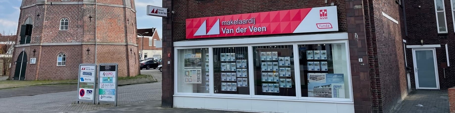 Kantoorfoto Makelaardij Van der Veen