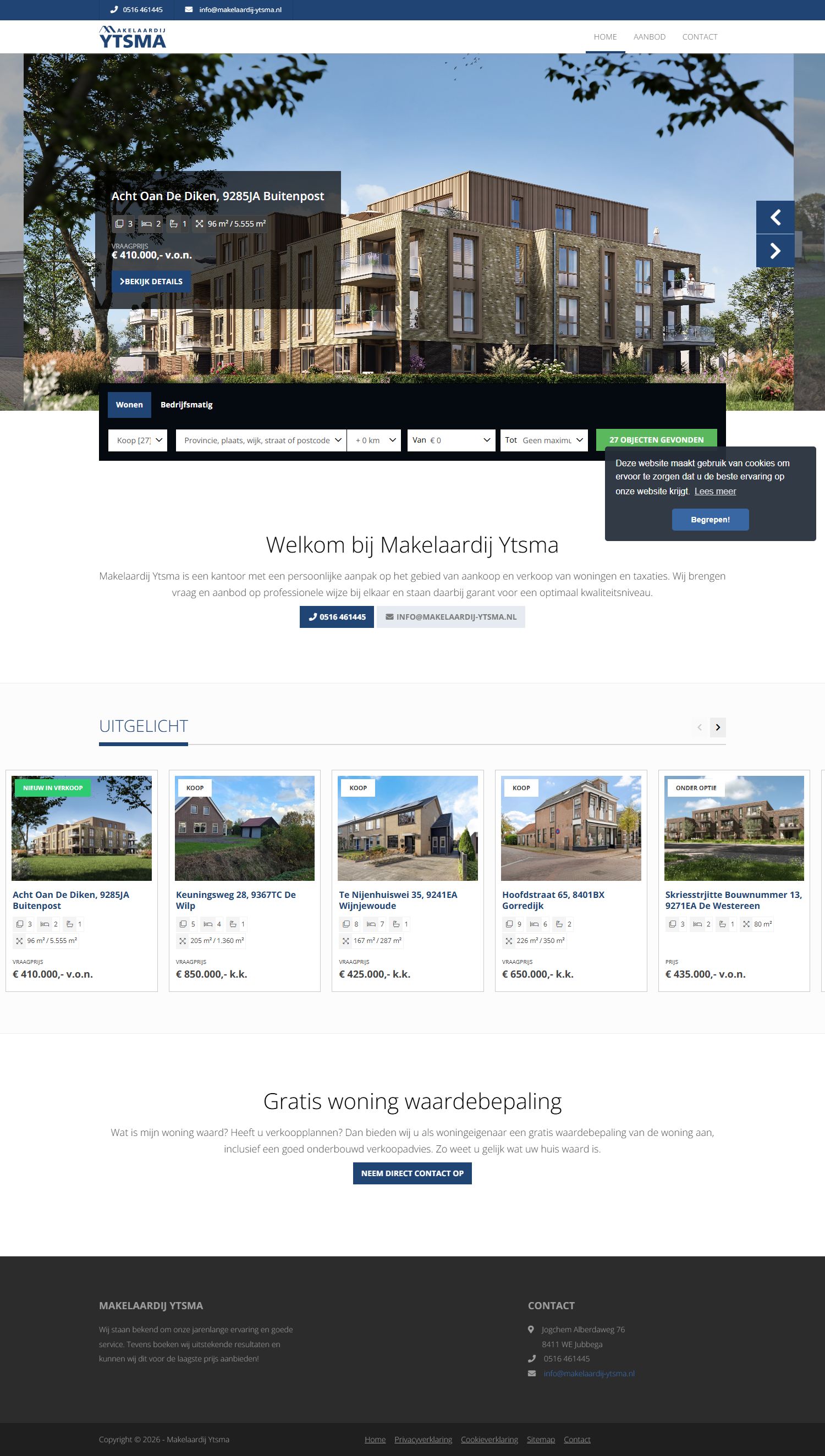 Kantoorfoto Makelaardij Ytsma