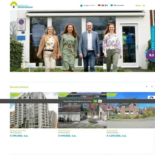 Capture d'écran du site web de www.hetmakelaarshuijs.nl
