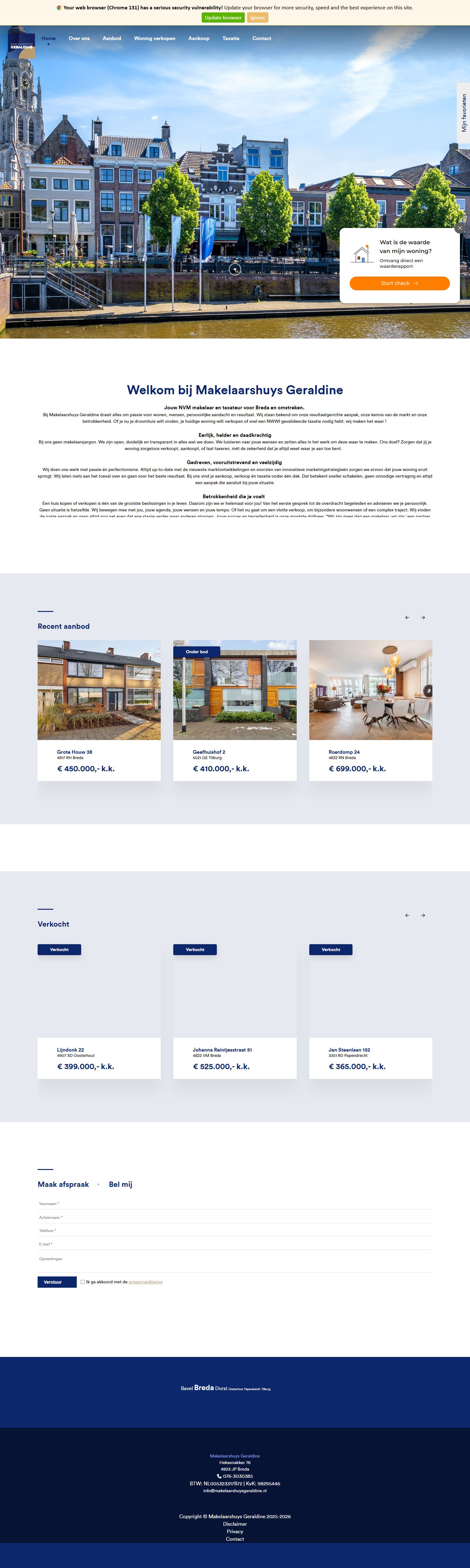 Kantoor foto van Makelaarshuys Geraldine