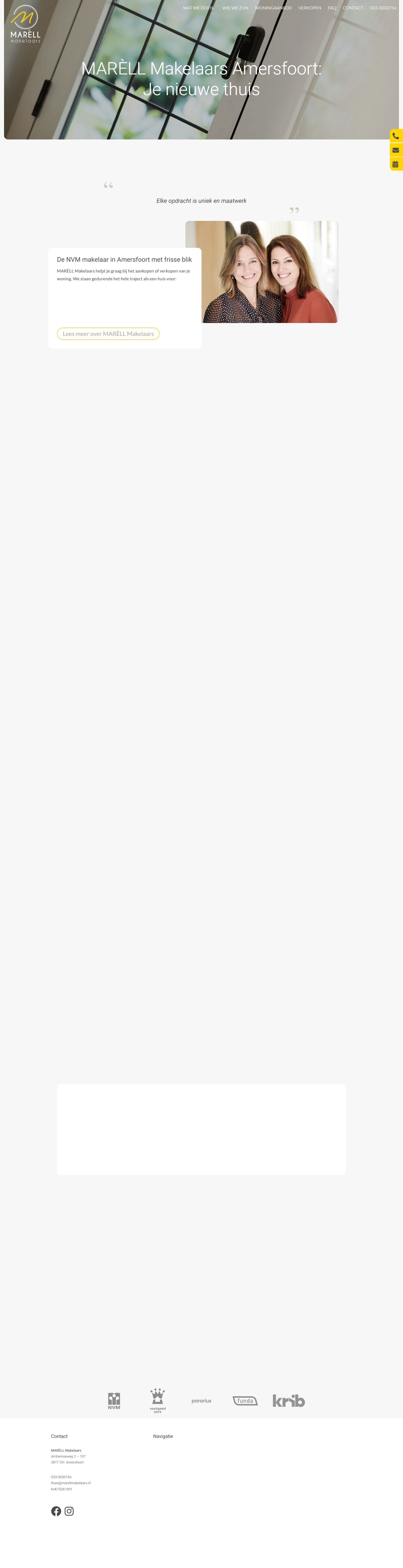 Screenshot van de website van www.marellmakelaars.nl