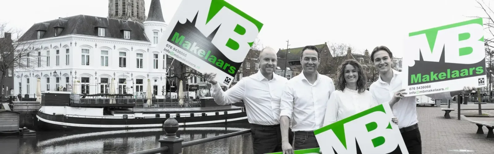 Team foto van MB Makelaars