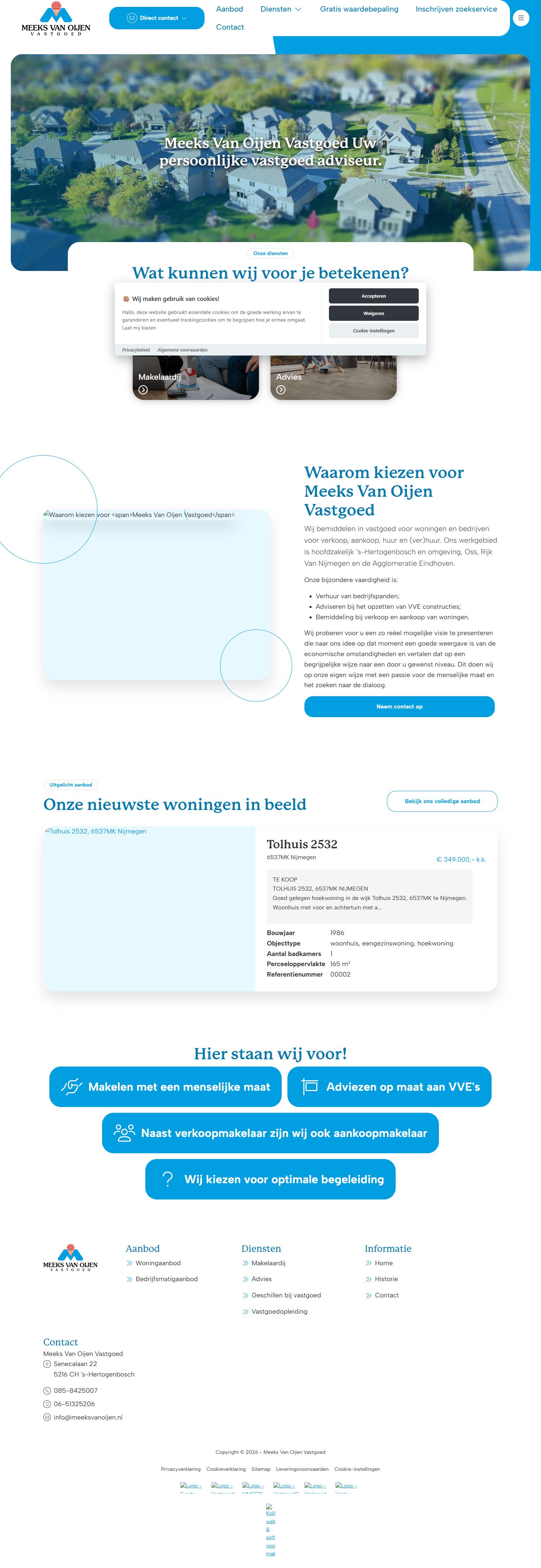 Kantoorfoto Meeks Van Oijen Vastgoed