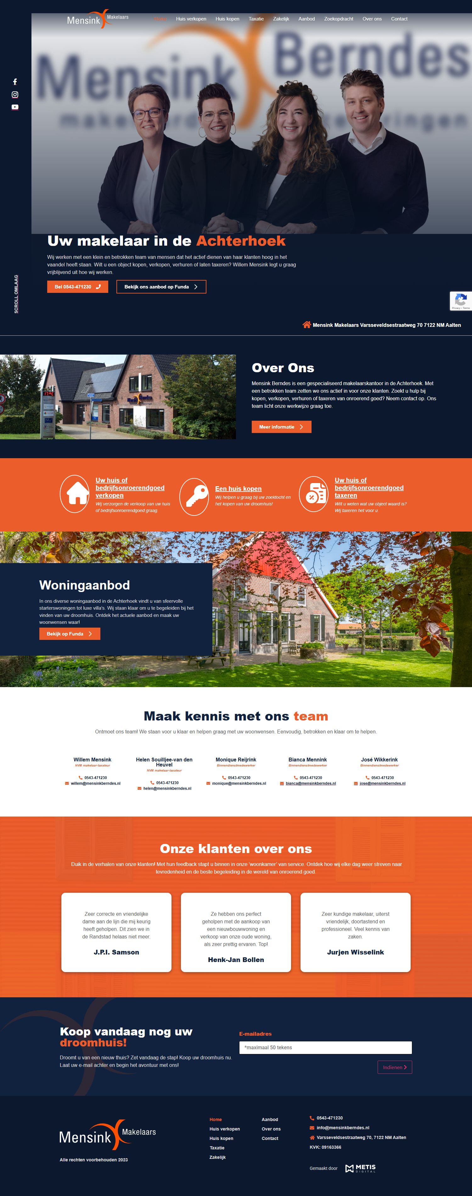 Screenshot van de website van www.mensinkberndes.nl