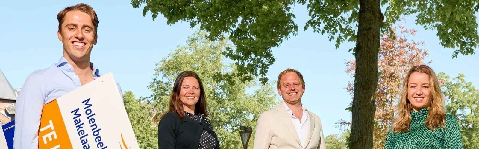 Team foto van Molenbeek Makelaars Utrecht