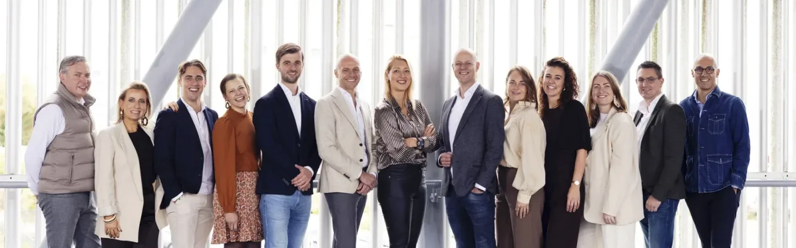 Team foto van Molenbeek Makelaars Woudenberg