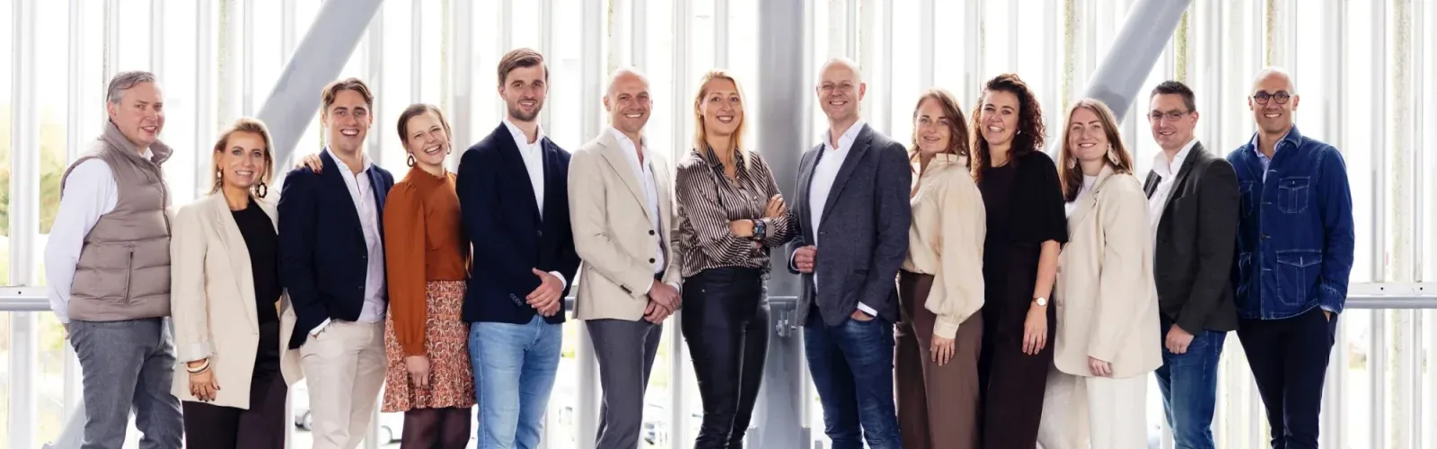 Team foto van Molenbeek Makelaars Zeist