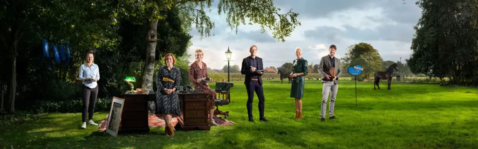 Team foto van Moll Makelaars