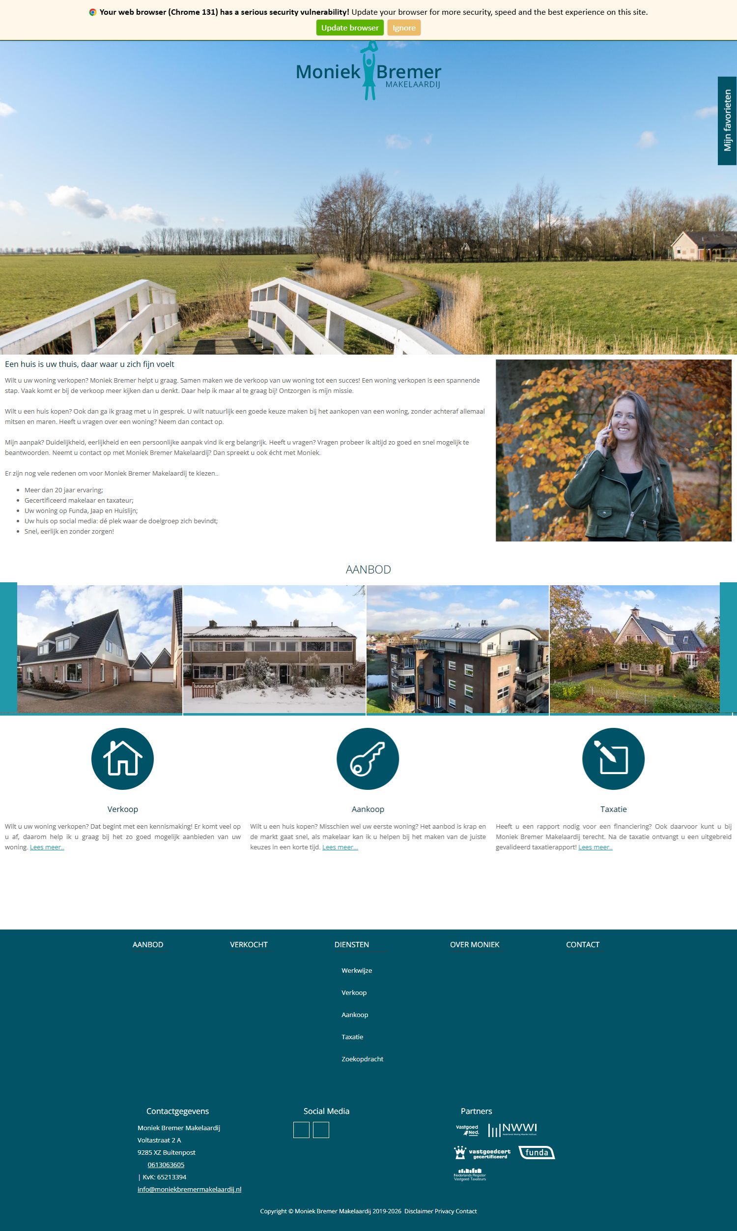 Foto van het kantoor van Moniek Bremer Makelaardij