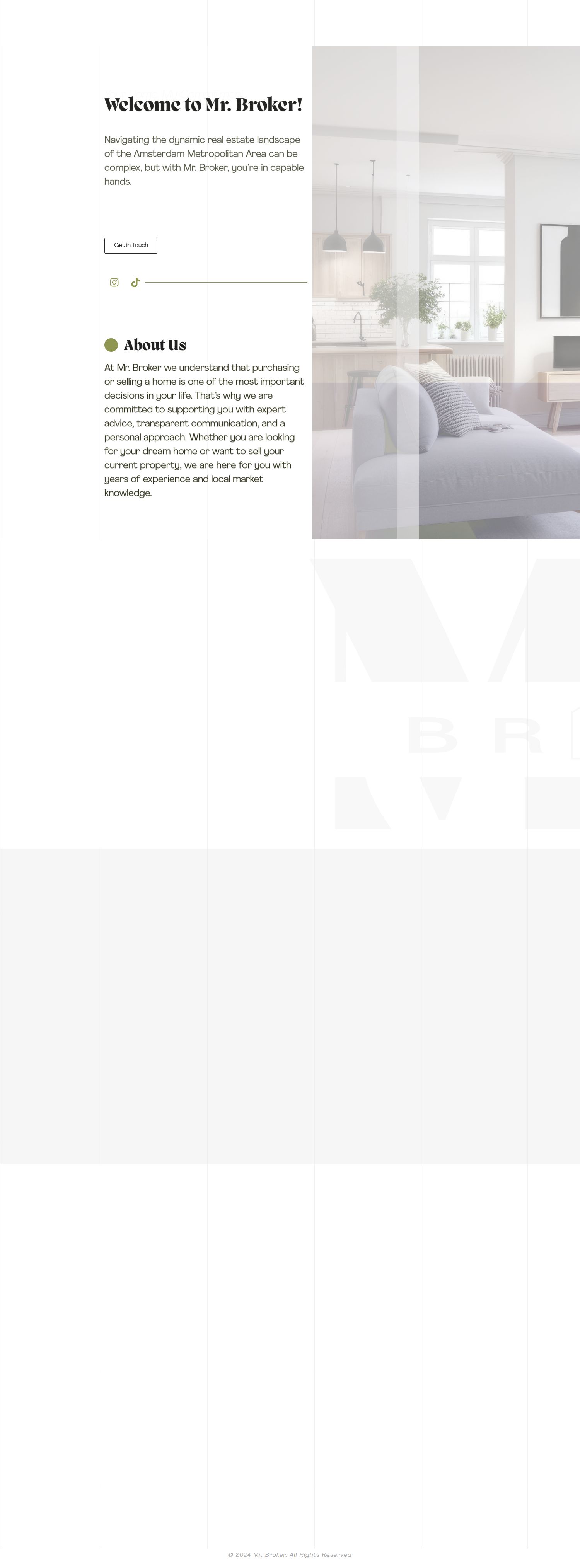 Screenshot van de website van www.mrbroker.nl