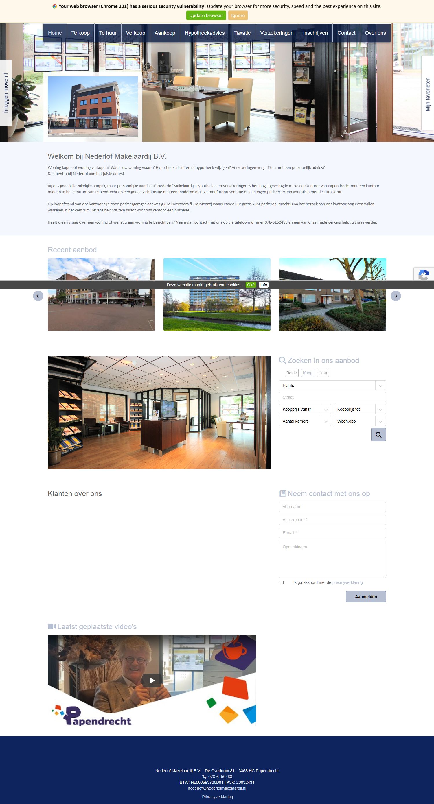 Kantoorfoto Nederlof Makelaardij B.V.