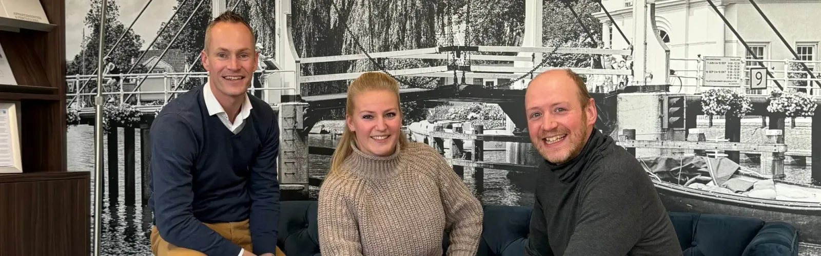 Team foto van Nienaber Makelaars Muiden