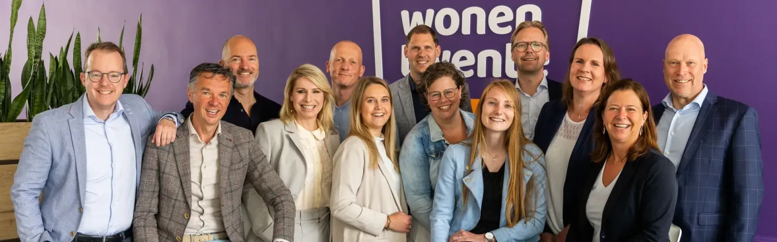 Team foto van Nieuw Wonen Twente Makelaars