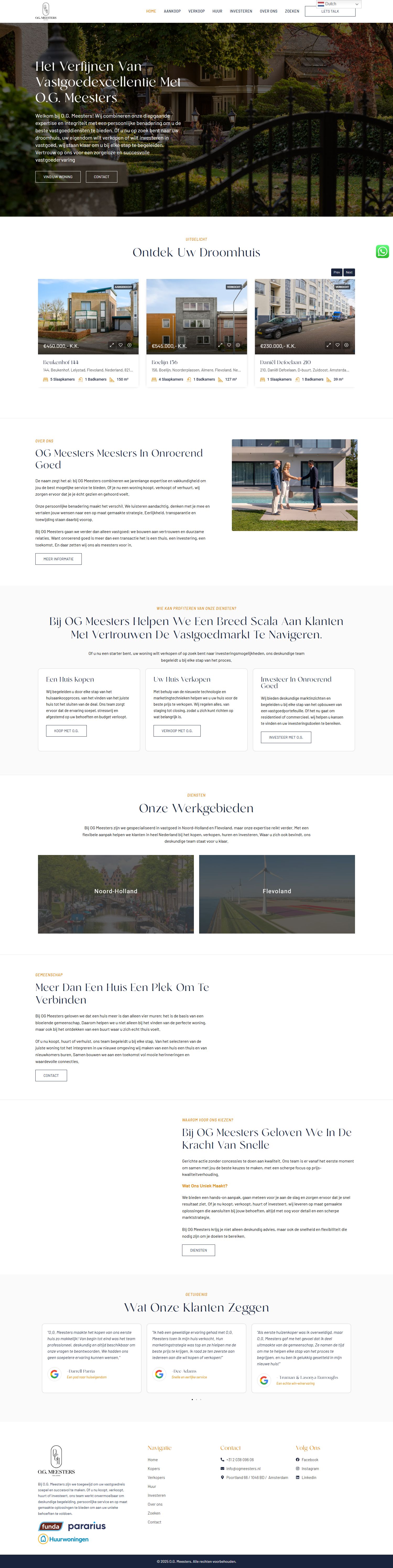 Screenshot van de website van www.ogmeesters.nl