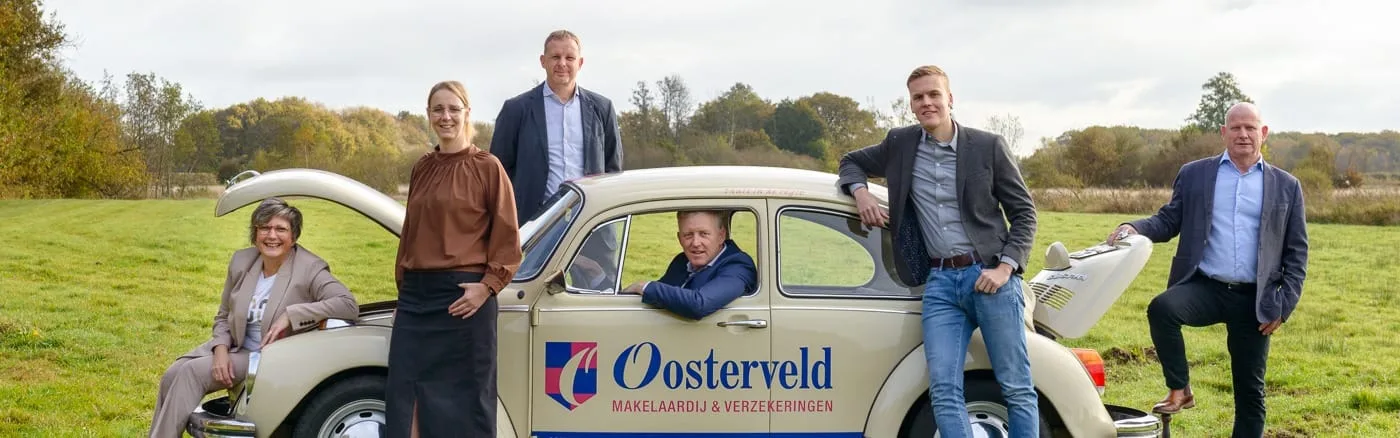Team foto van Oosterveld Makelaardij en Verzekeringen