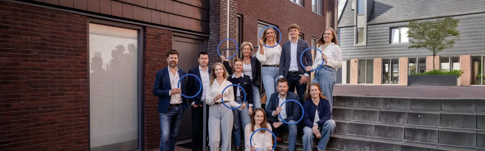Team foto van Oosting Makelaars