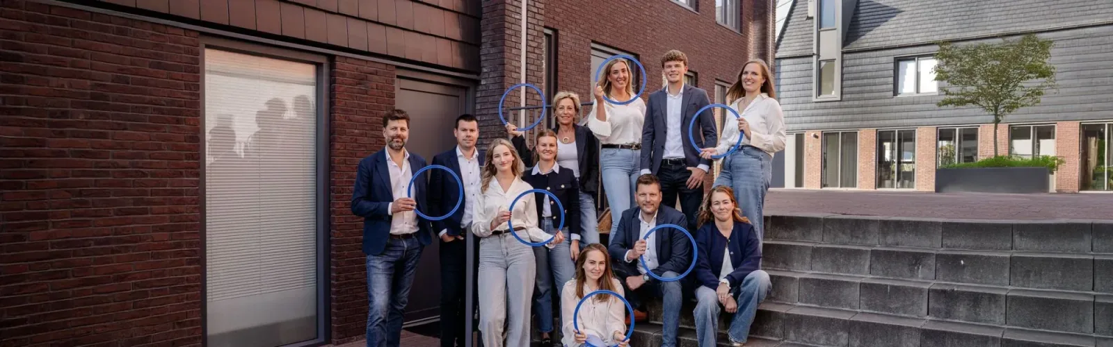 Team foto van Oosting Makelaars