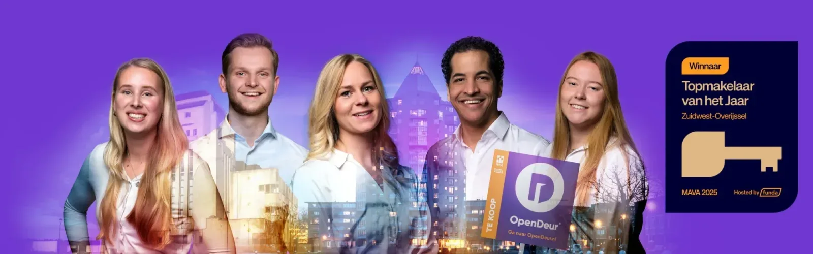 Team foto van OpenDeur Apeldoorn | NVM makelaar