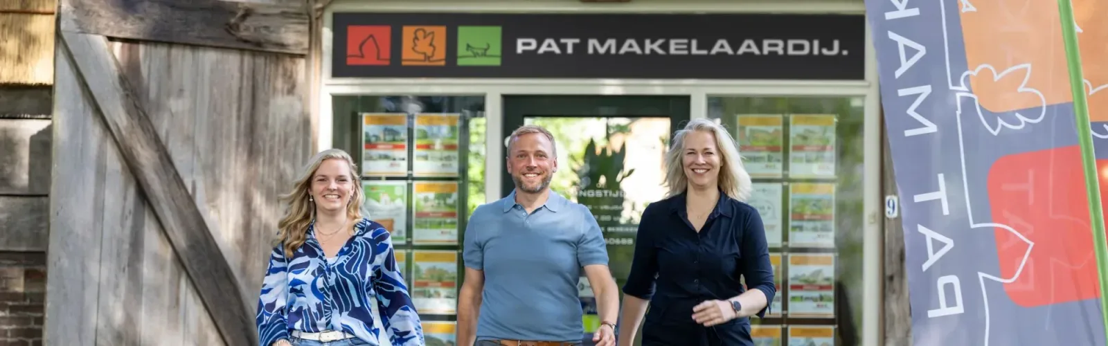 Team foto van Pat Makelaardij