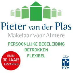 Logotipo de Pieter van der Plas makelaar voor Almere B.V.