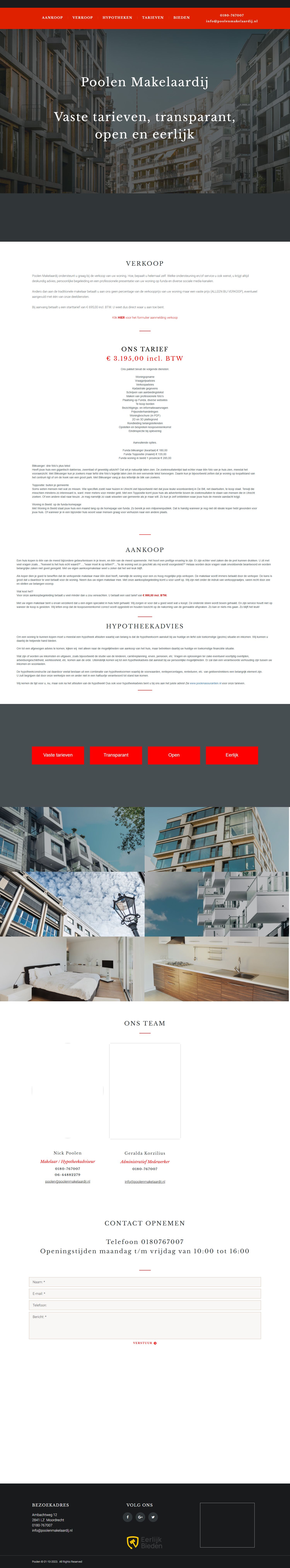 Foto van het kantoor van Poolen Makelaardij