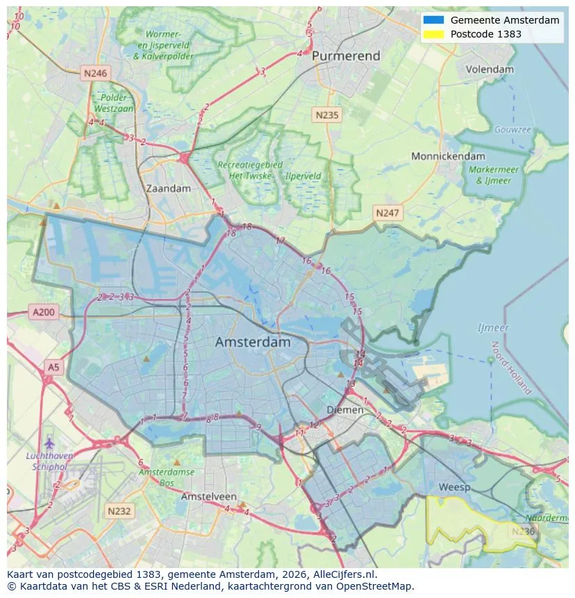 Carte postale pour 1383