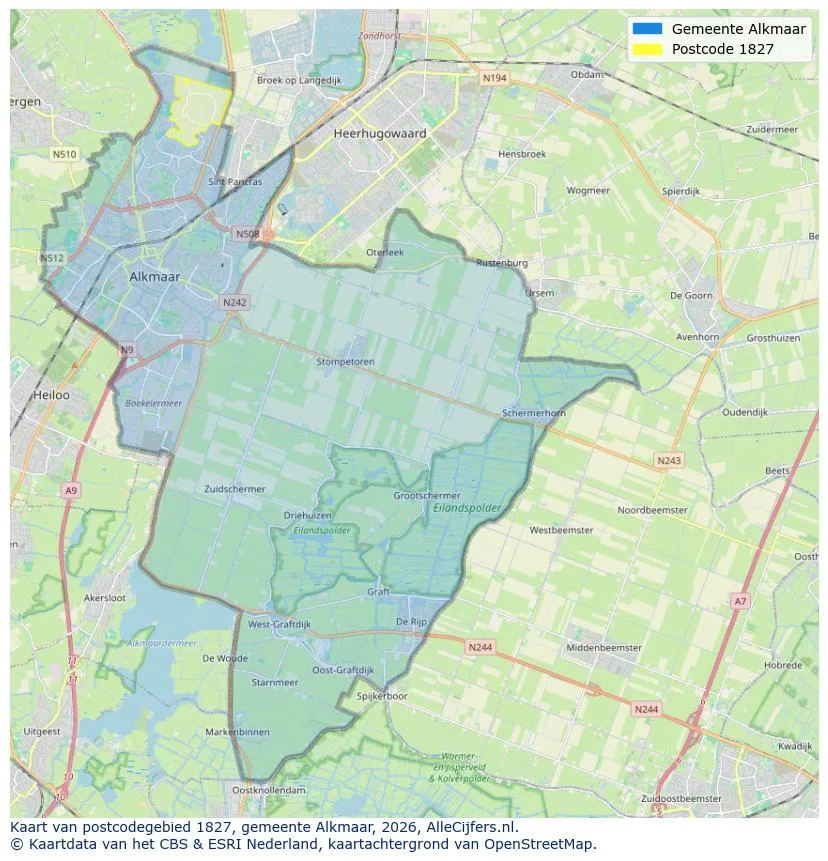 Carte postale pour 1827