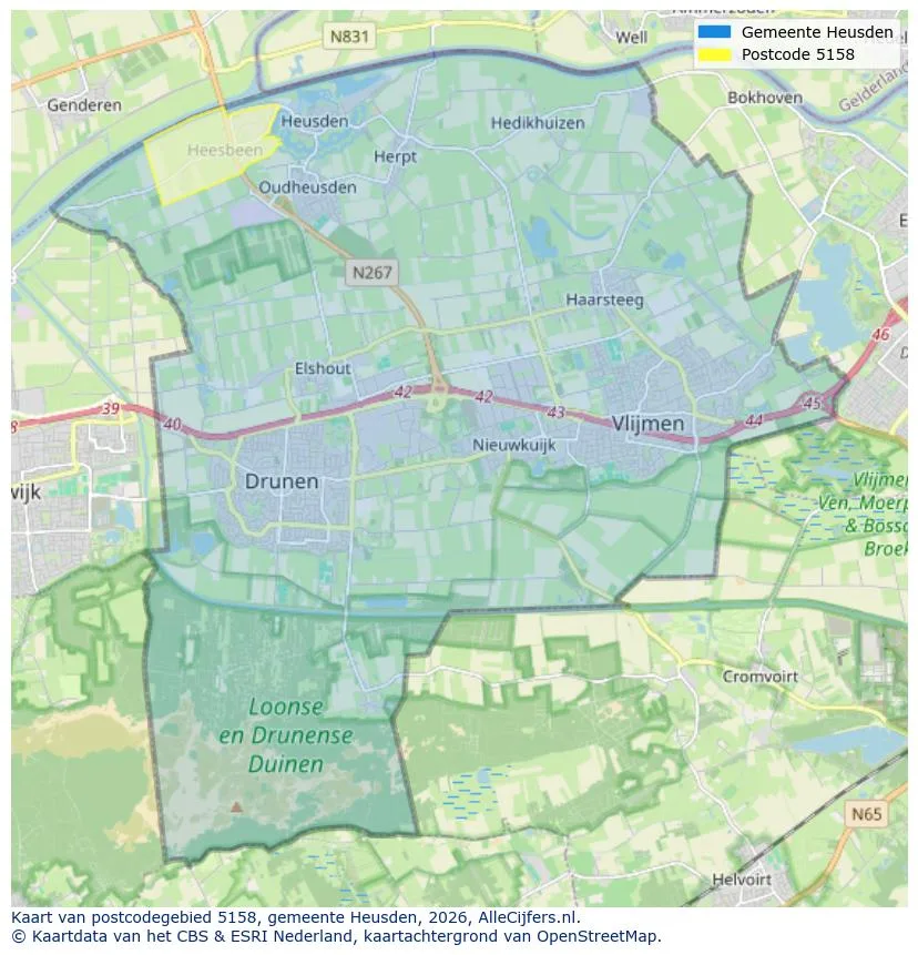 Carte postale pour 5158