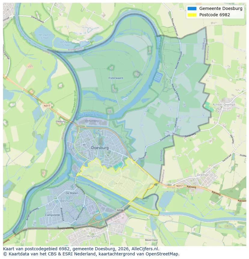 Carte postale pour 6982