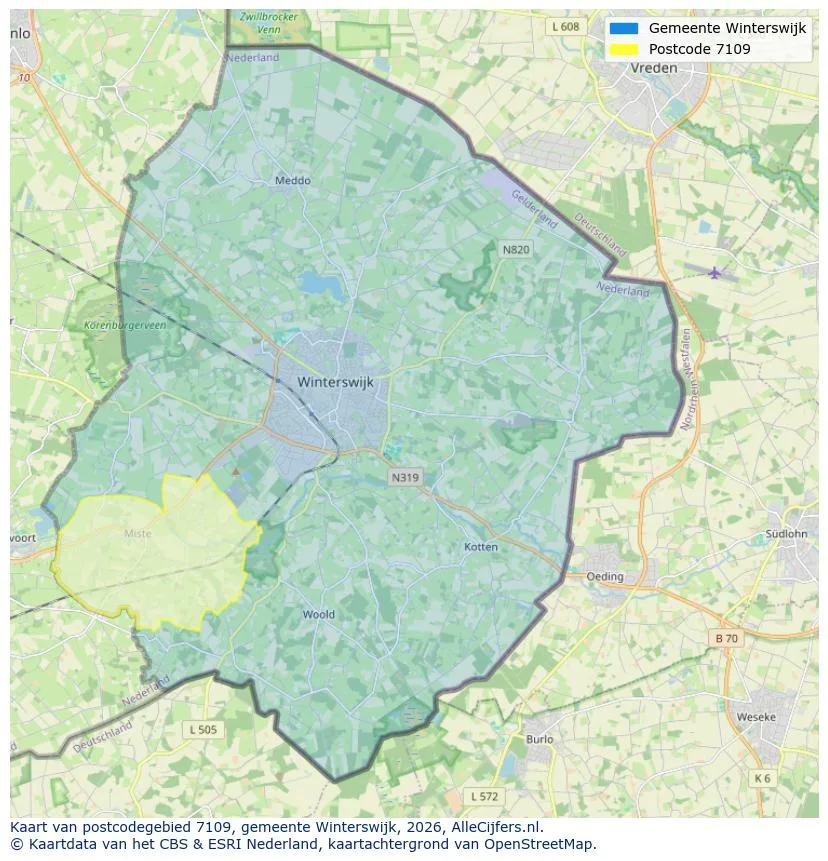 Carte postale pour 7109