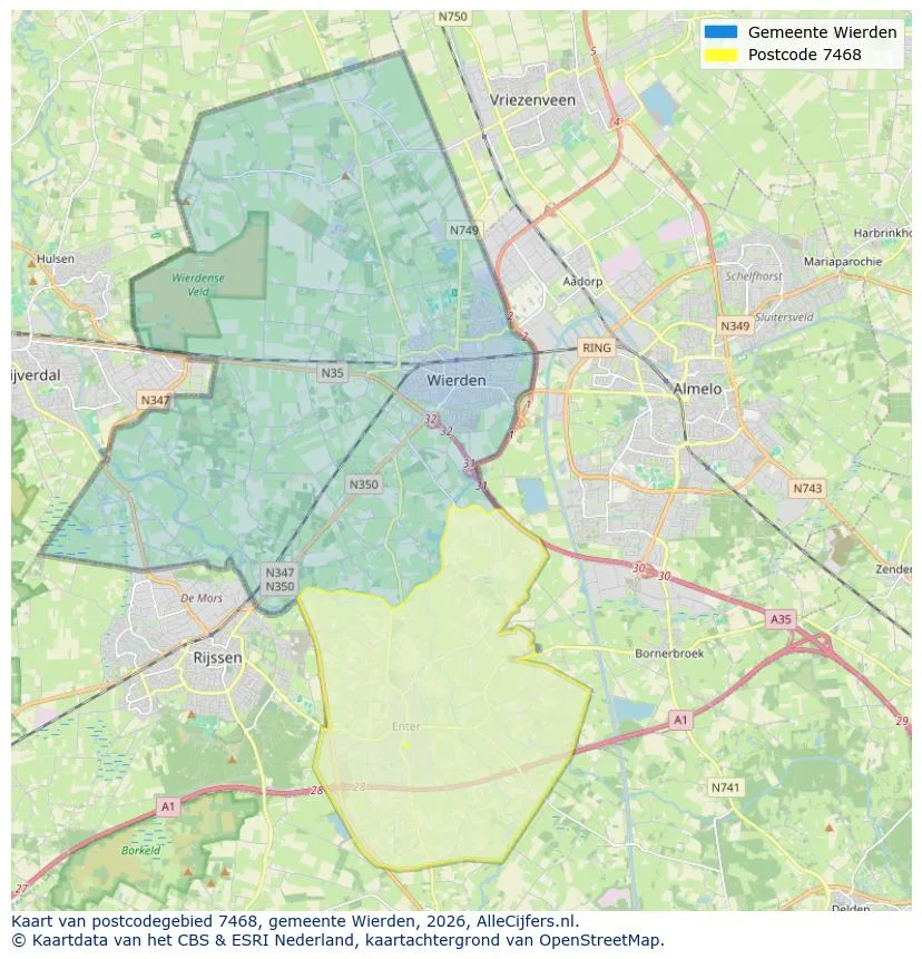 Carte postale pour 7468