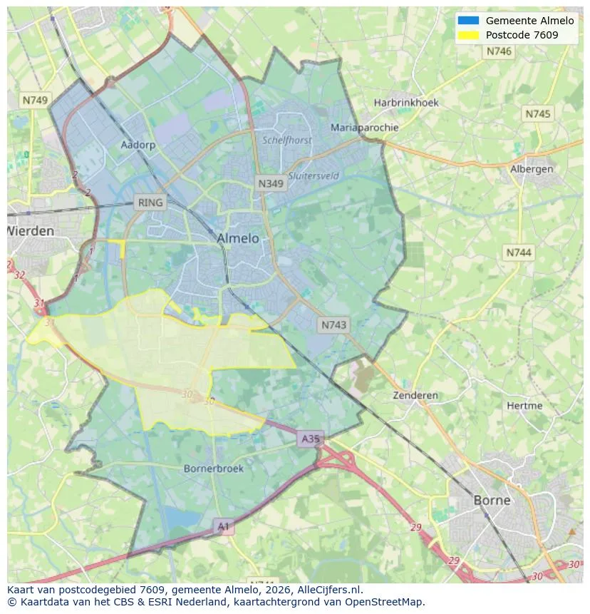 Carte postale pour 7609