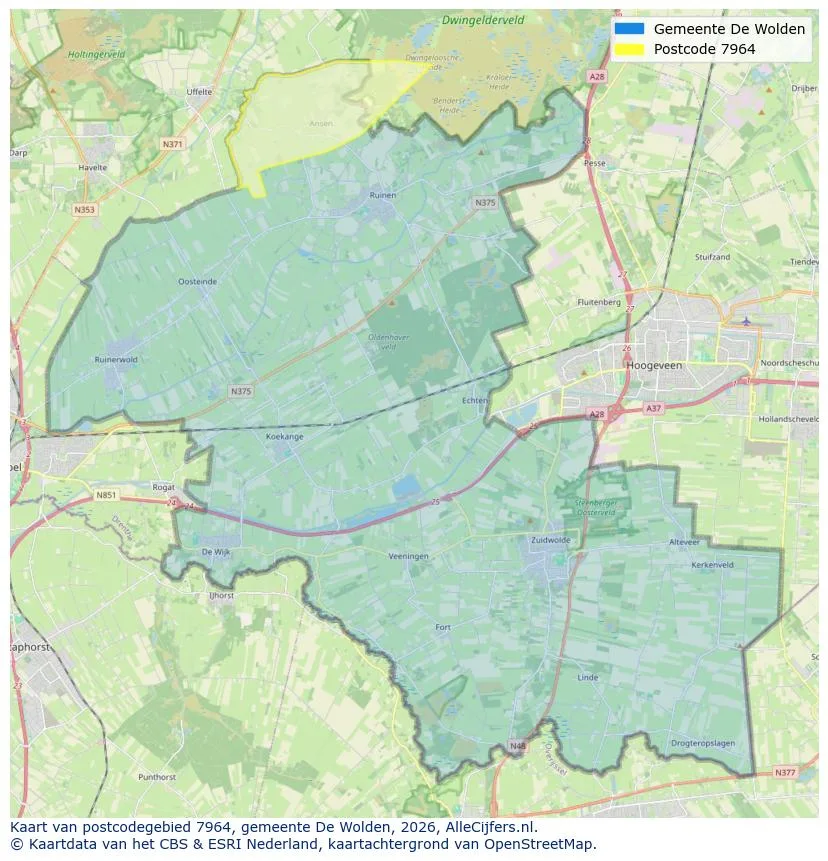 Carte postale pour 7964