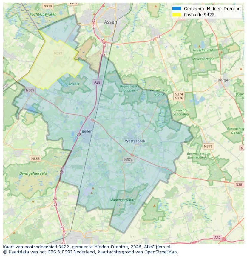 Carte postale pour 9422