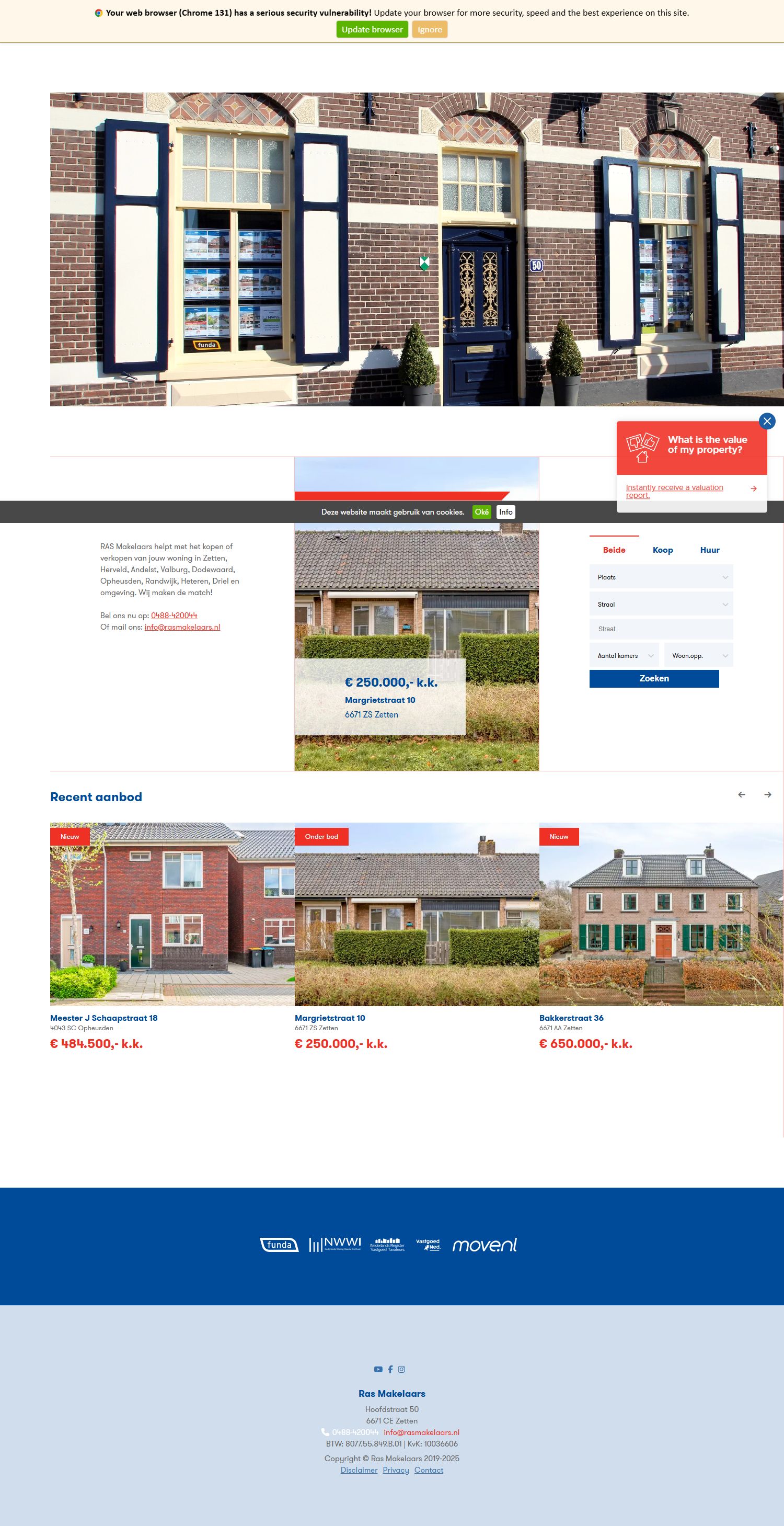 Kantoorfoto Ras Makelaars