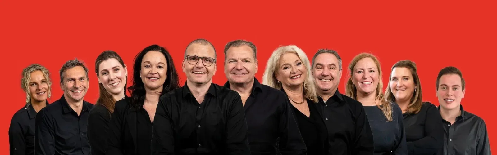 Team foto van Reinders Makelaars