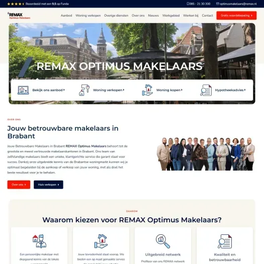 Capture d'écran du site web de www.makelaars-in-brabant.nl