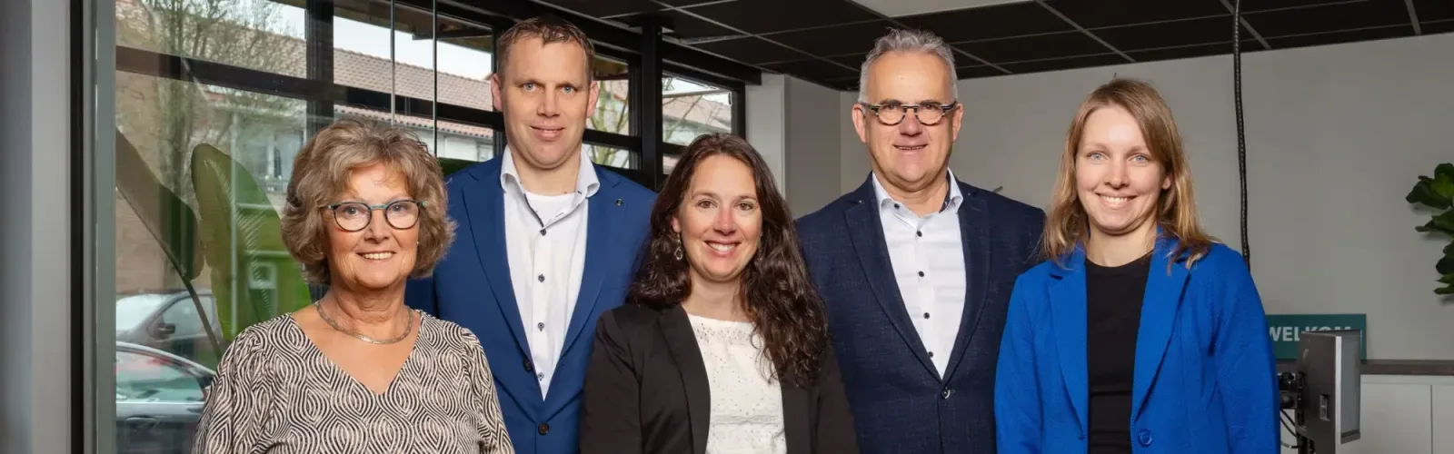 Team foto van Rien Treur Makelaardij