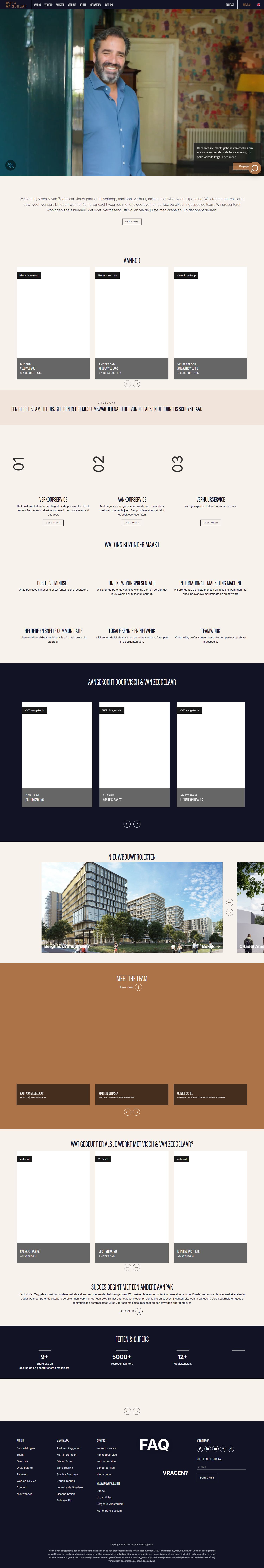 Screenshot van de website van www.rkzmakelaars.nl