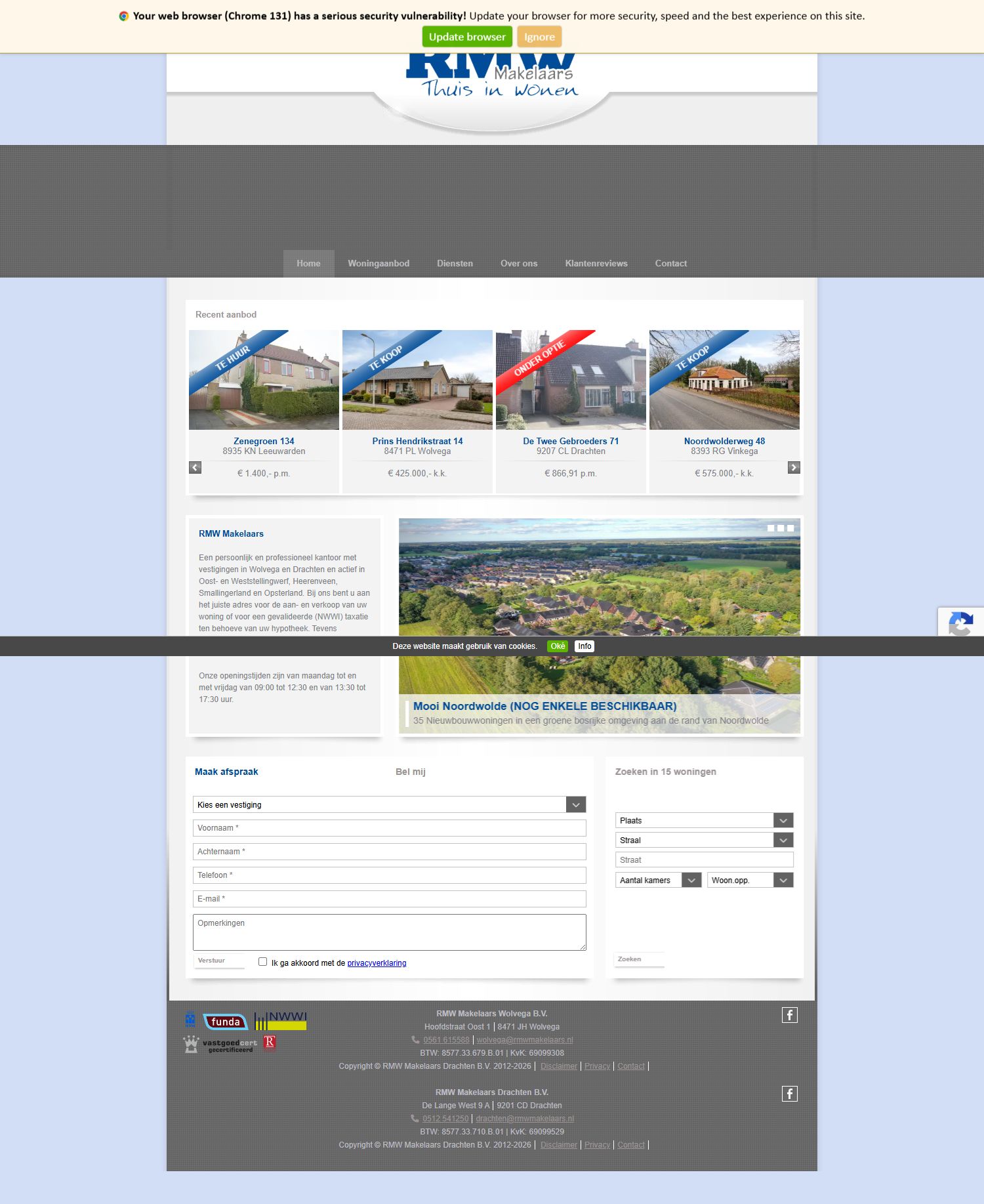 Kantoor foto van RMW Makelaars