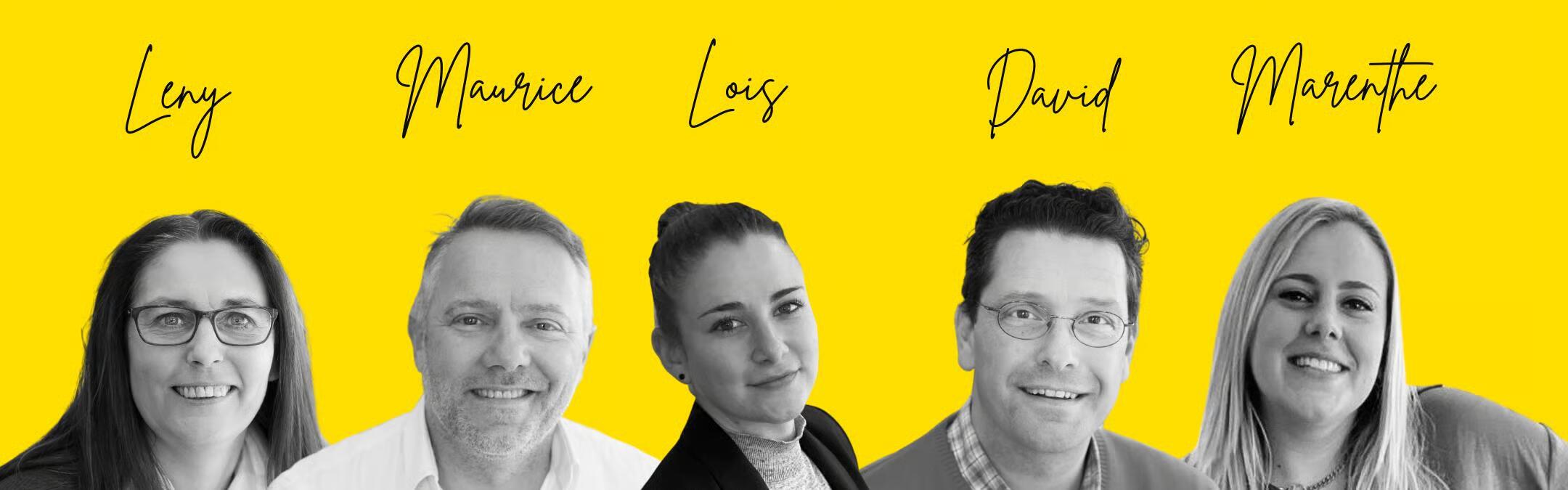 Team foto van Roel Willemsen Garantiemakelaars