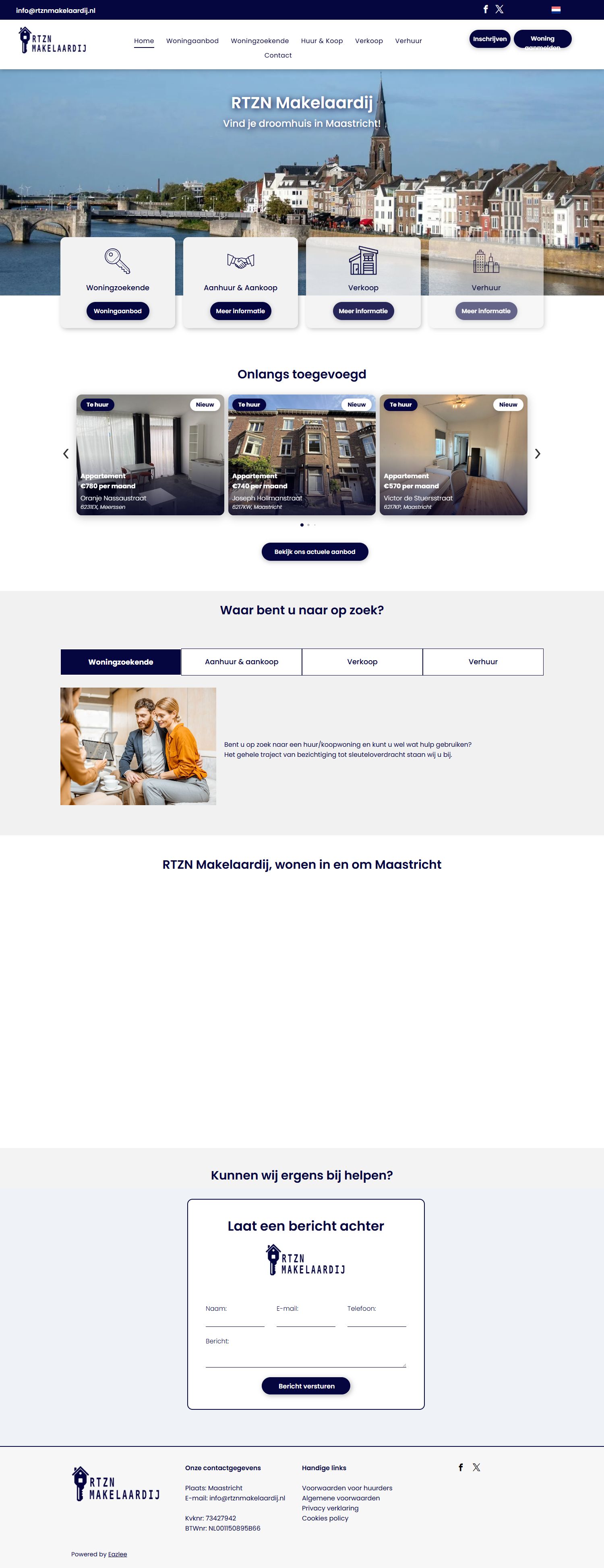 Screenshot van de website van www.rtznmakelaardij.nl