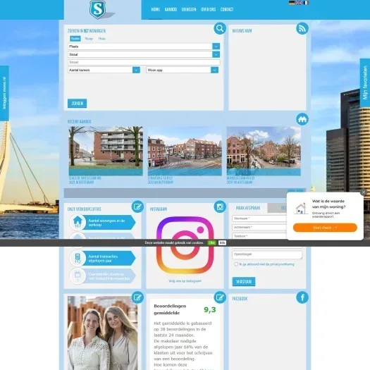 Screenshot van de website van www.schildtvoorde.nl