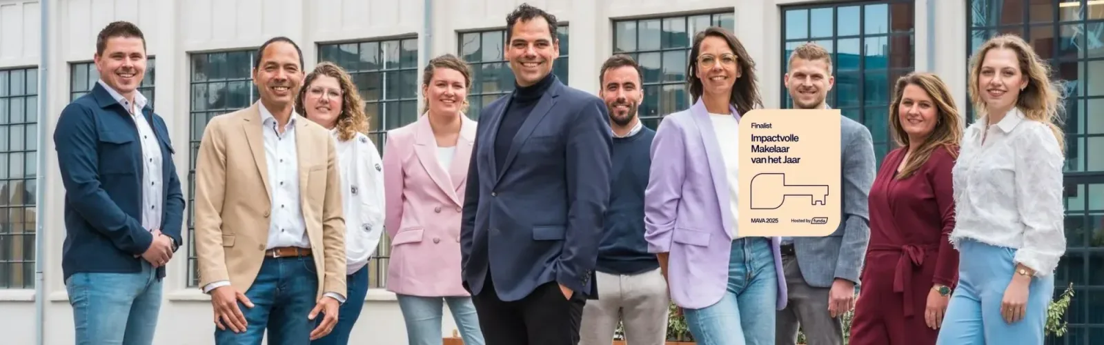 Team foto van Schinkel de Weerd Makelaardij