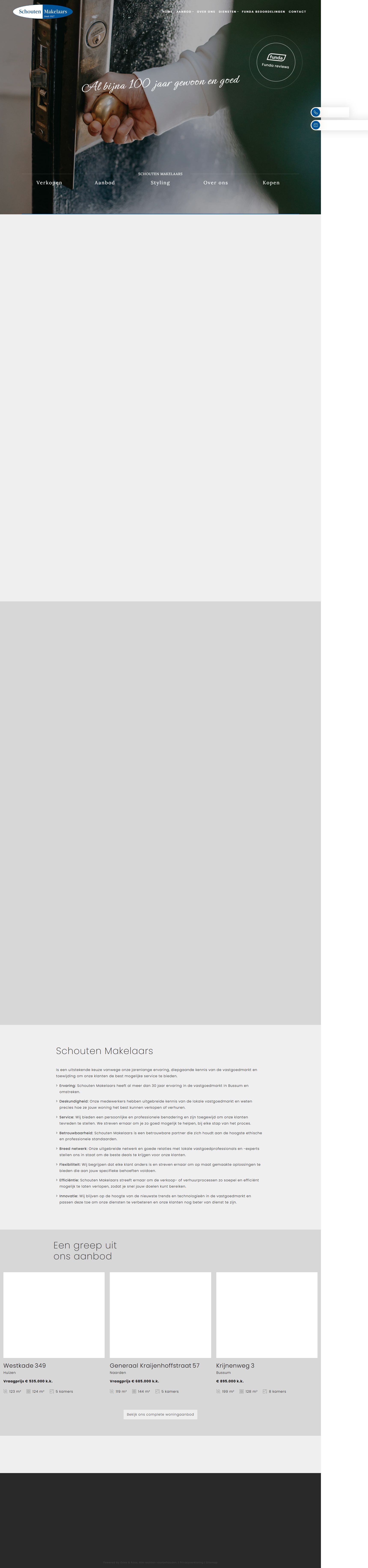 Kantoorfoto Schouten Makelaars 't Gooi