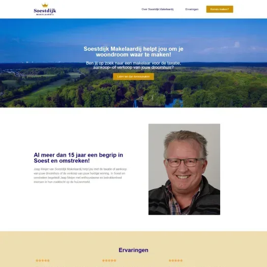 Screenshot der Website von www.soestdijkmakelaardij.nl