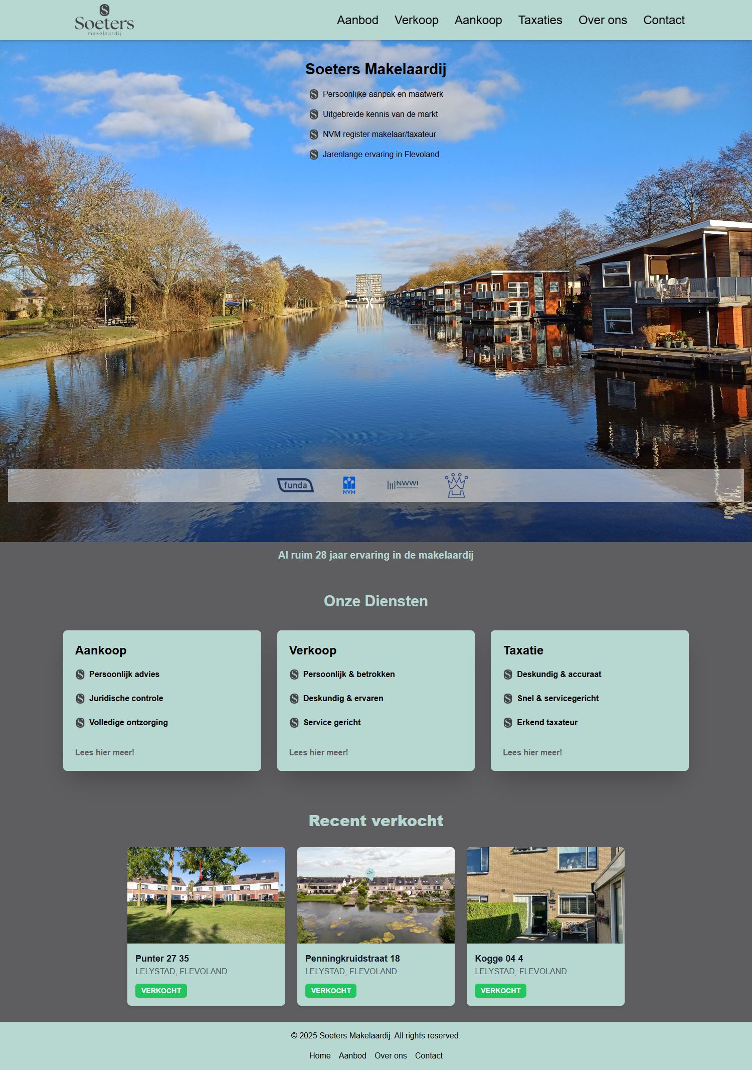 Team foto van Soeters Makelaardij