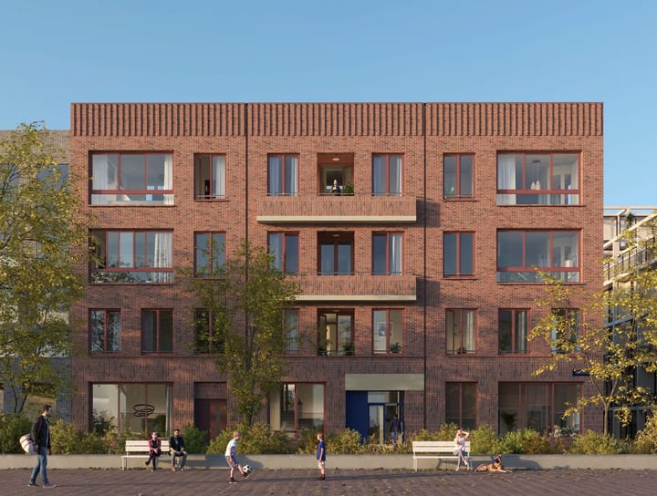 Srefidensiplein 10 in Amsterdam foto