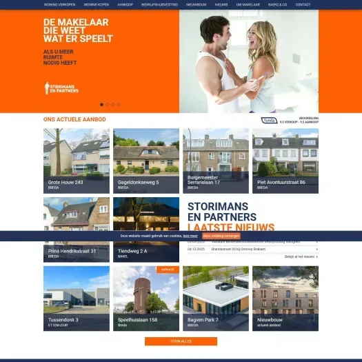 Screenshot der Website von www.storimansenpartners.nl